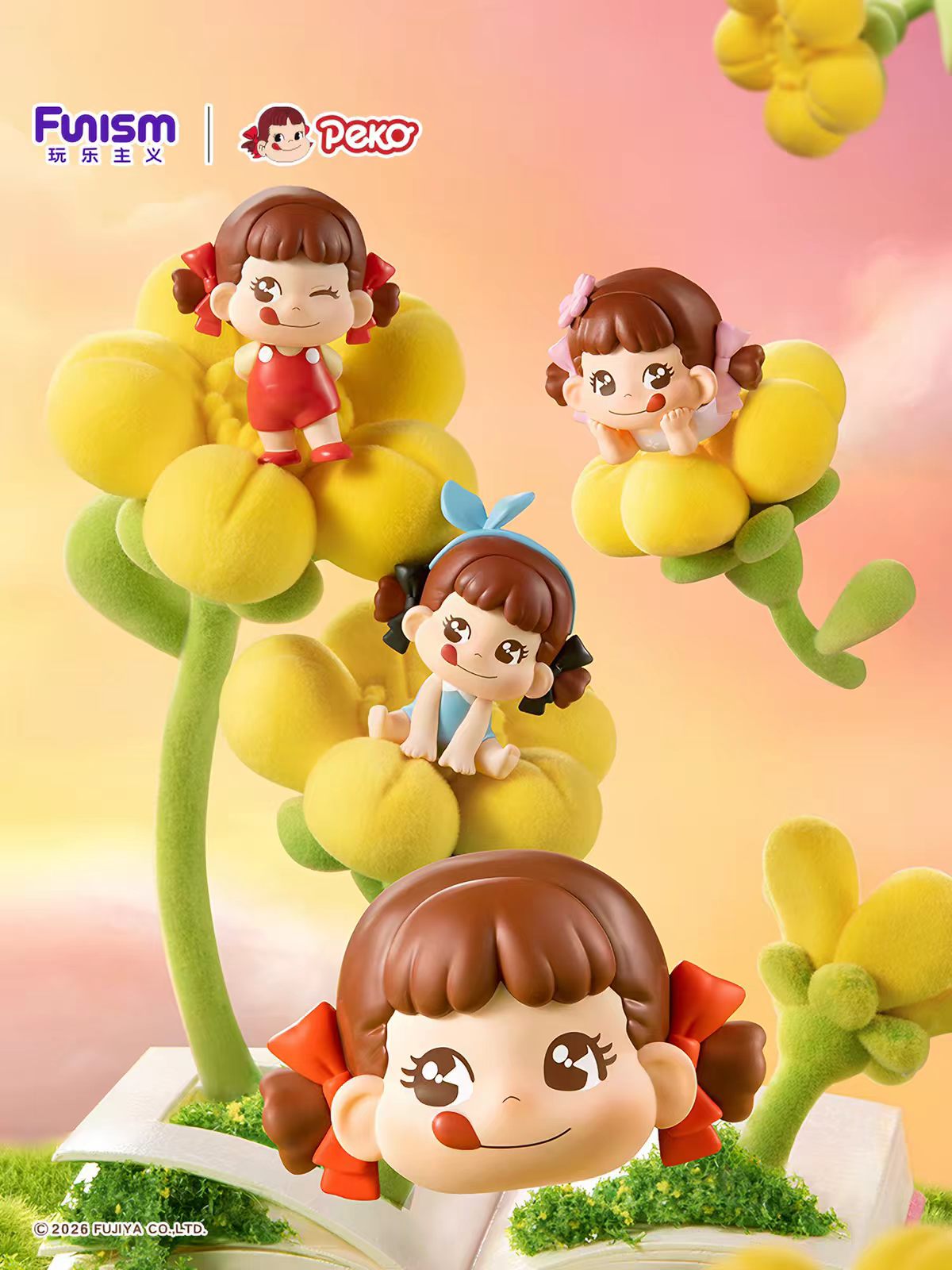 PEKO Qface Series Pop Beans Cute Mini Figurine Blind Bag