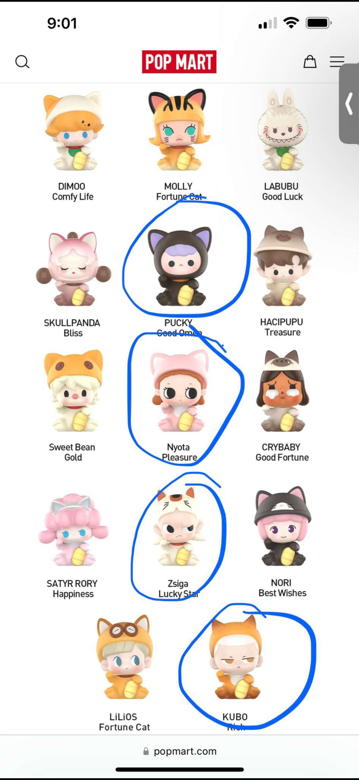 Anggia-
-Pizza pop beans set
-Pop bean going outing basic set (16 pcs) + SP secret + Molly secret
-Pop bean pajama cross dressing Crybaby secret and Molly secret
-Pop bean lucky cat confirmed beans (4 beans)