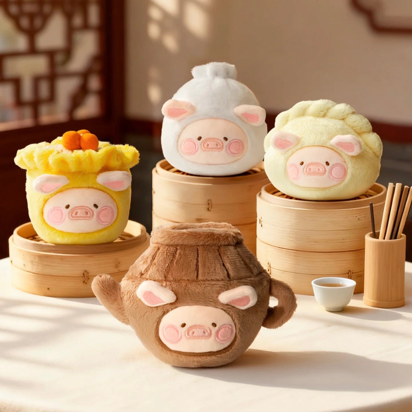 Lulu the Piggy Lulu Food With Luck Plush Doll Blind Box