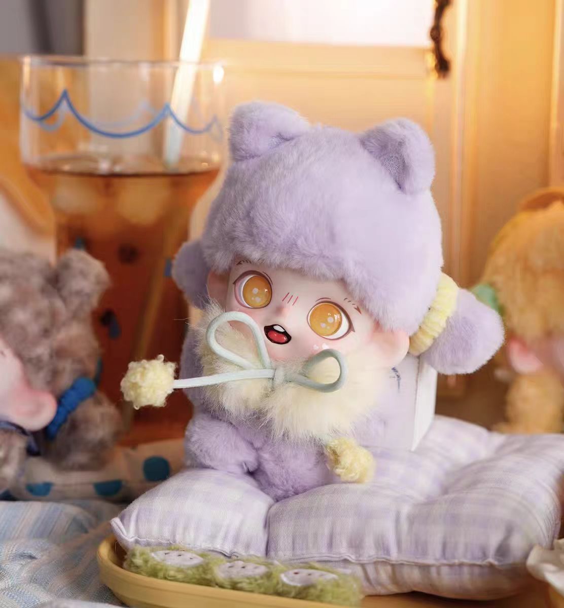 Zoraa Fluffy Tea Party Series Plush Pendant Blind Box