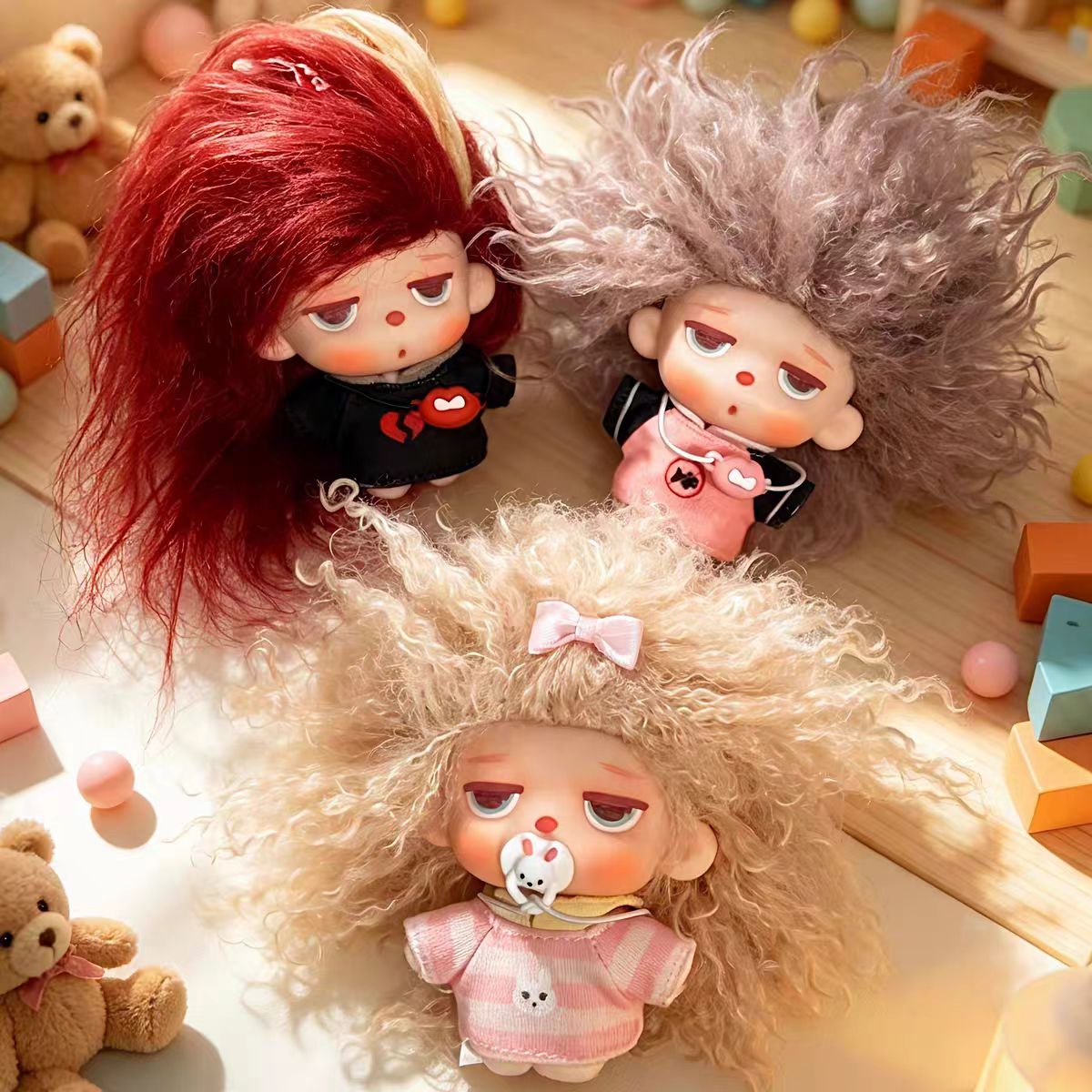 Mowdo Plush Doll Keychain Blind Box