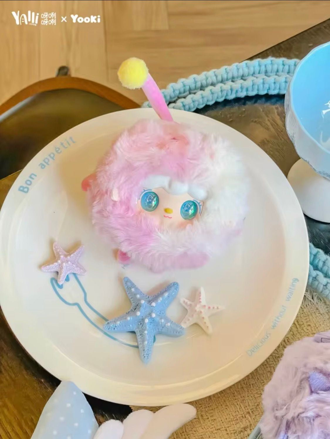 (Pre Order) Yooki Ocean Blue Bubble Plush