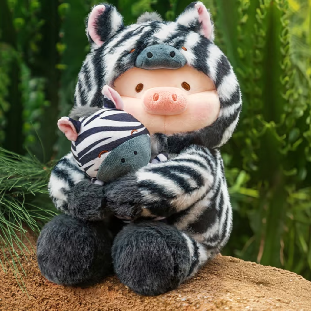 (Pre-order) Canned Pig LuLu Animal Party Series 2 - Cute plush keychain, eco-friendly bag & plush doll