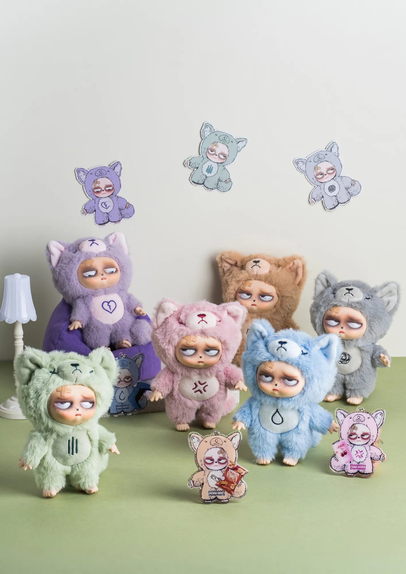 Sleepless Grumpipi Vinyl Face Plush Doll