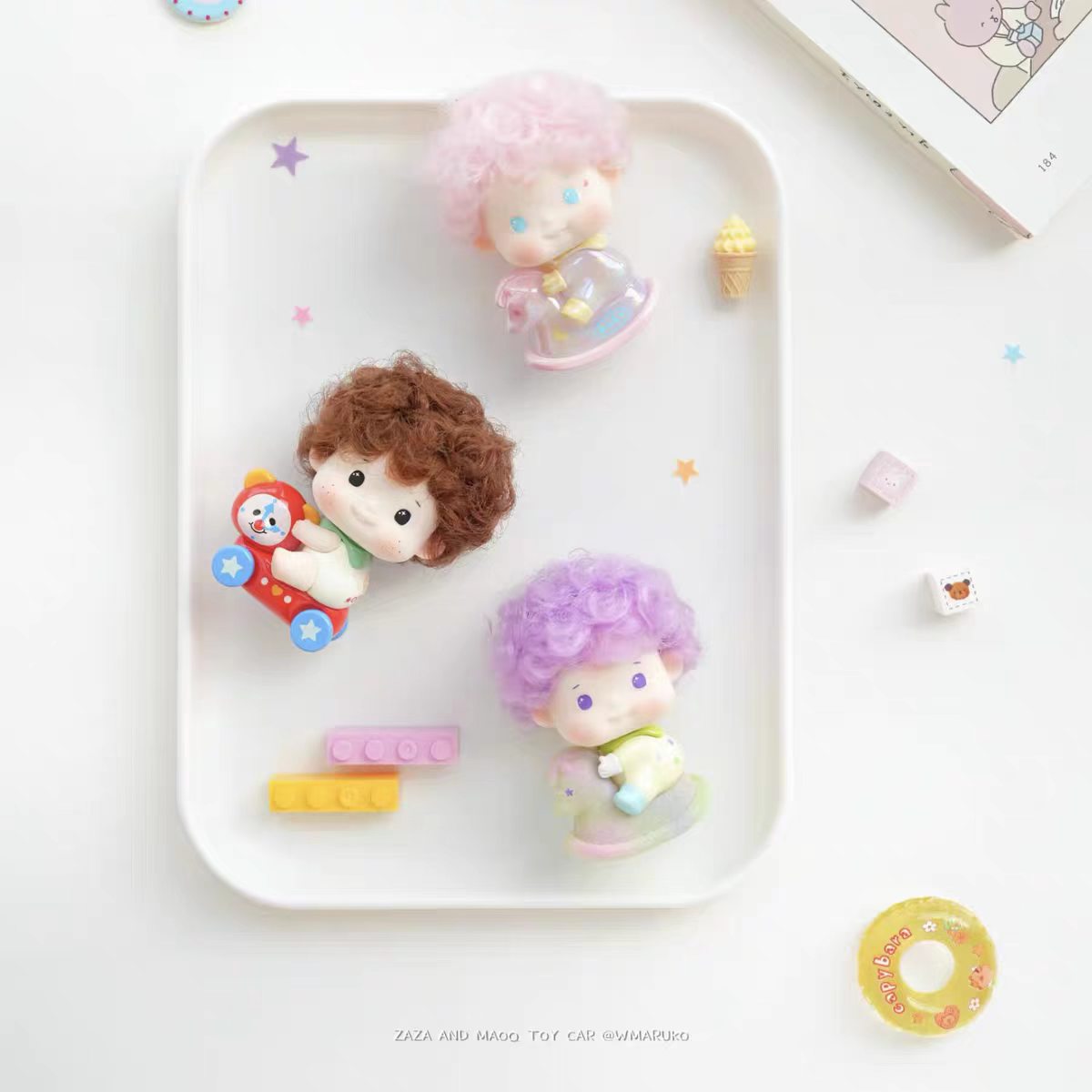 ZaZa Retro Toy Car Mini Figure Blind Box