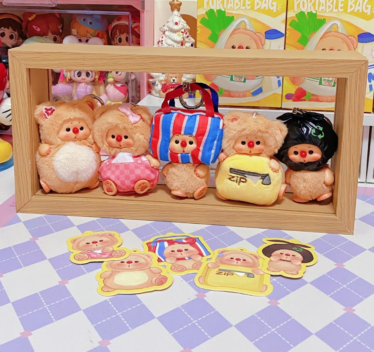 OYO Bear Cub Mini Bag Series Touch & Feel
