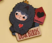 Dear BirdS Fridge Magnet