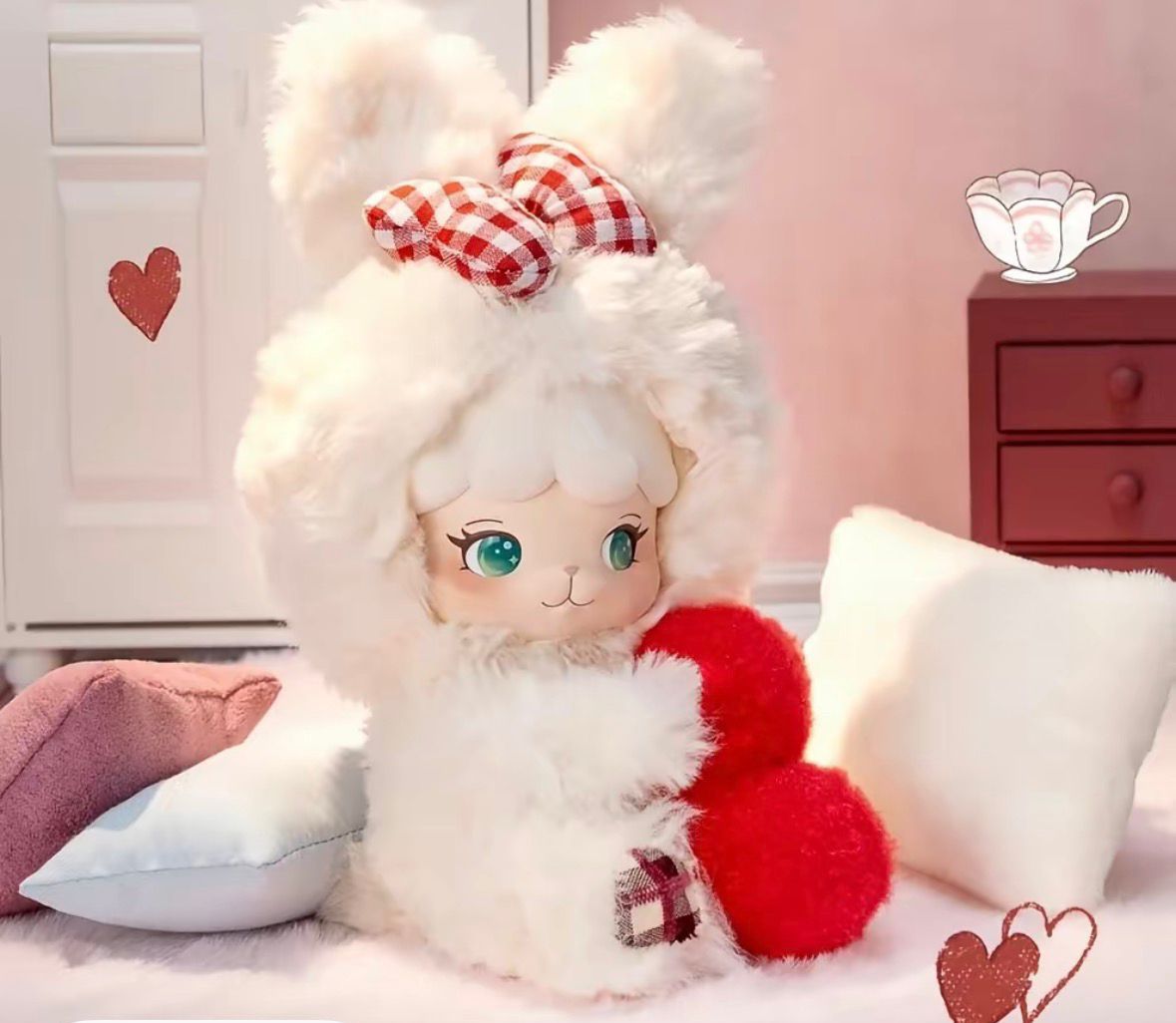 (Pre Order) Rolife Cream Cookii Niki Friends Cute BedTime Friend plush