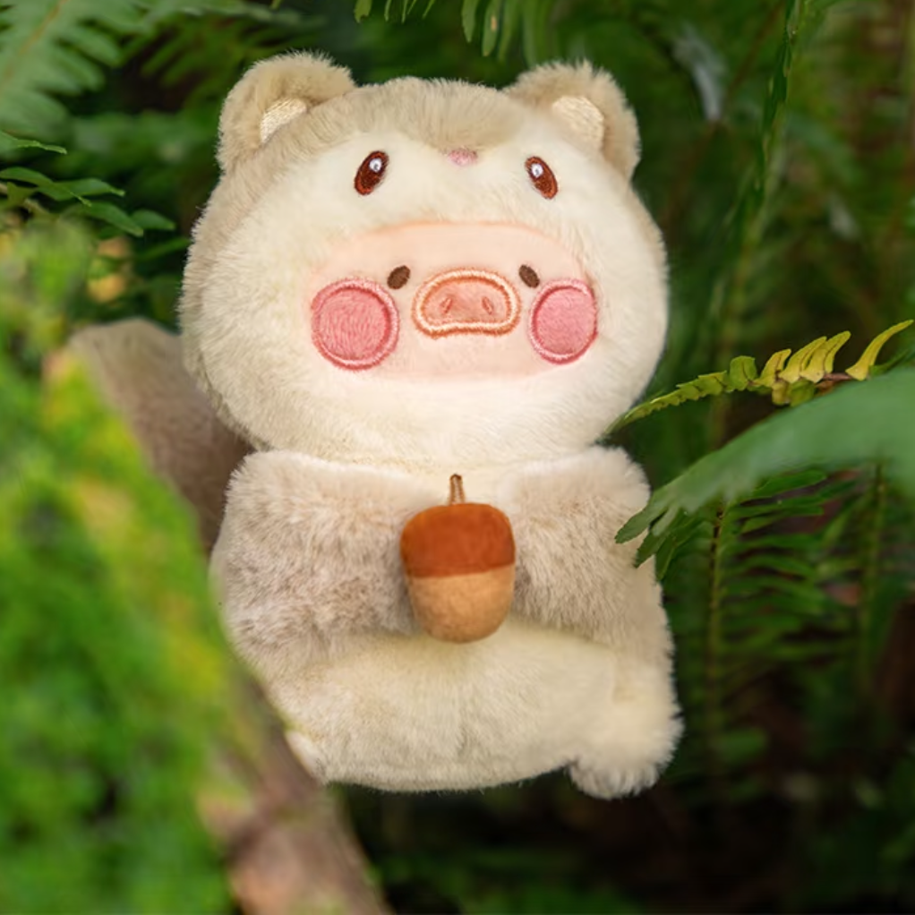 (Pre-order) Canned Pig LuLu Animal Party Series 2 - Cute plush keychain, eco-friendly bag & plush doll