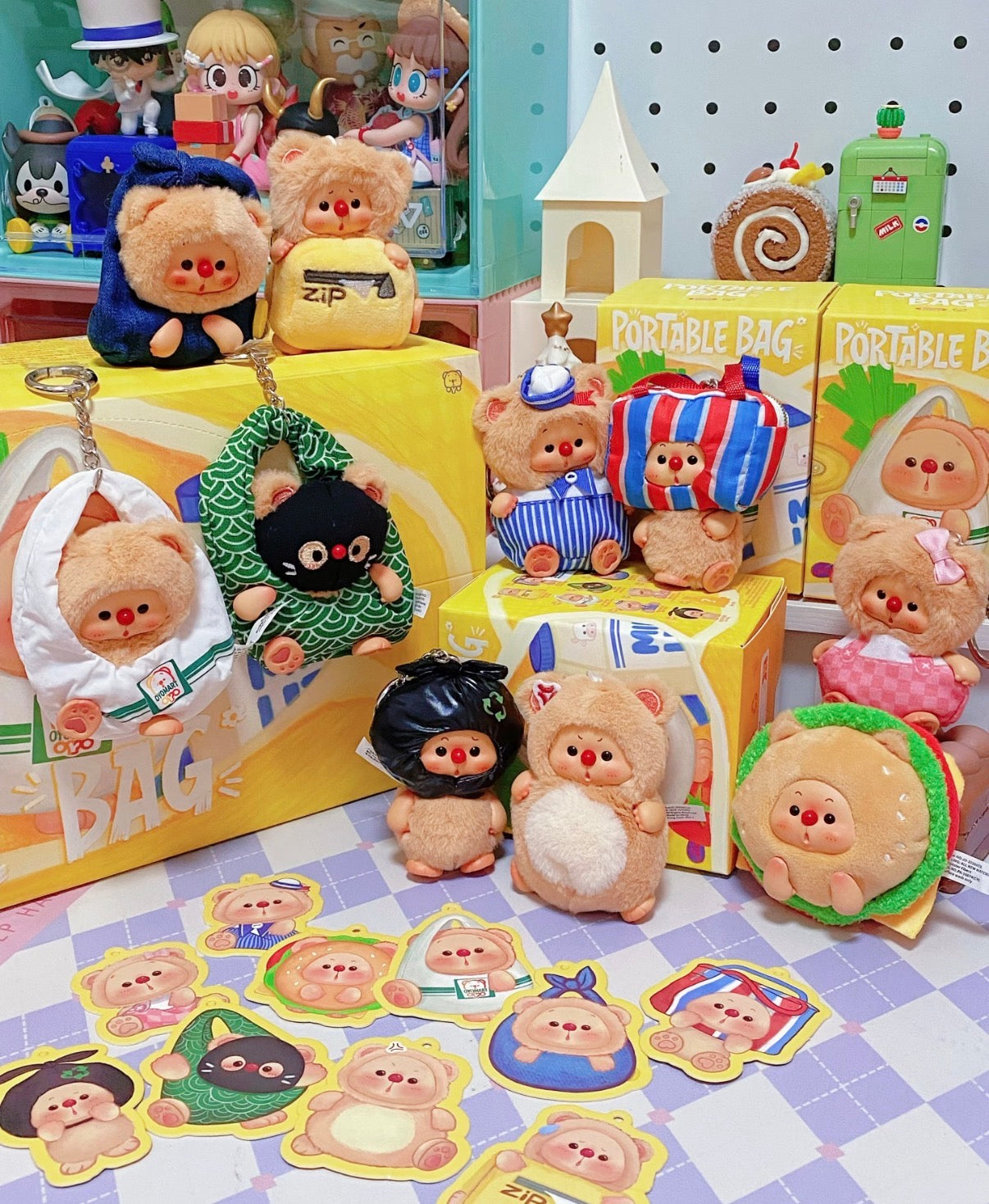 OYO Bear Cub Mini Bag Series Touch & Feel