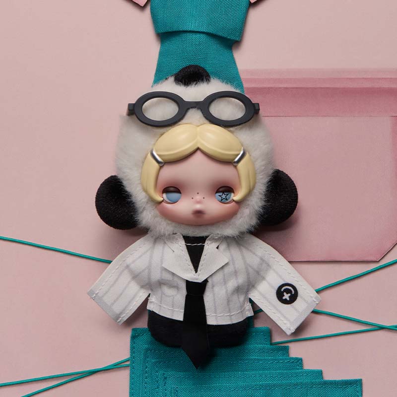 θ Skullpanda Off Mode Series Plush Pendant