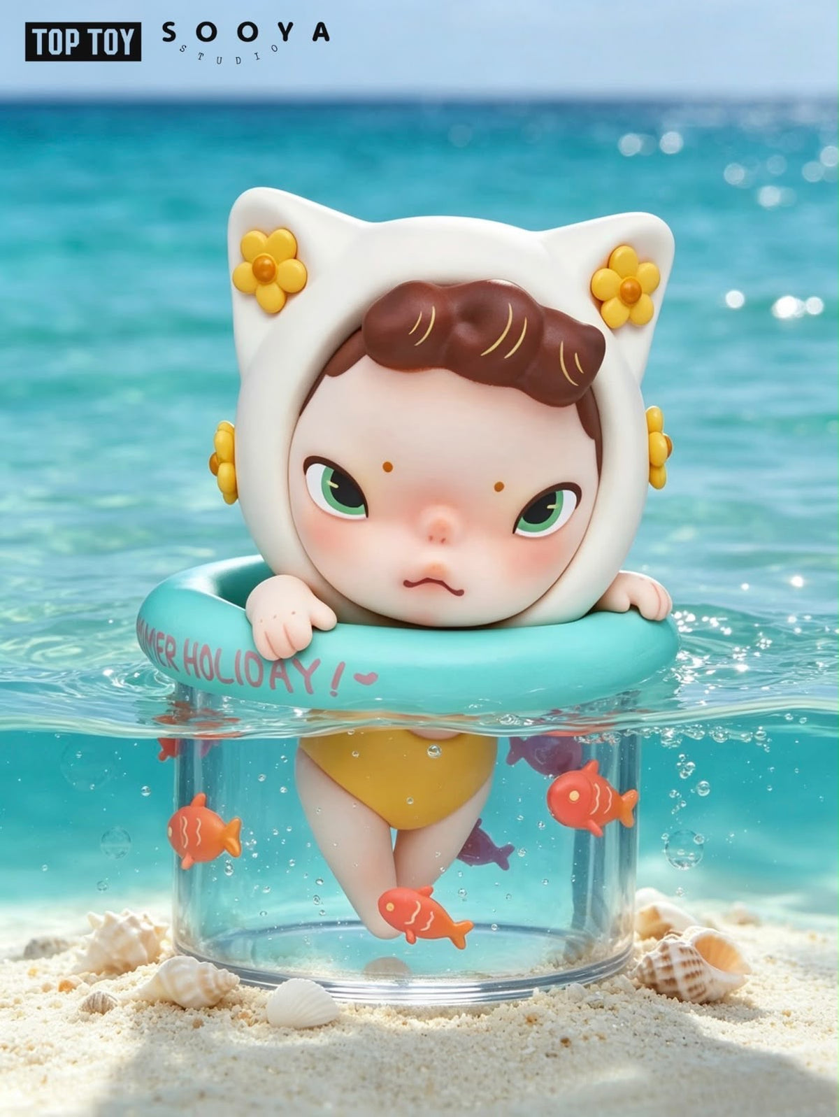 (Pre-Order) Sooya Beach Holiday Ban Figure Pop‑up Limited Blind Box