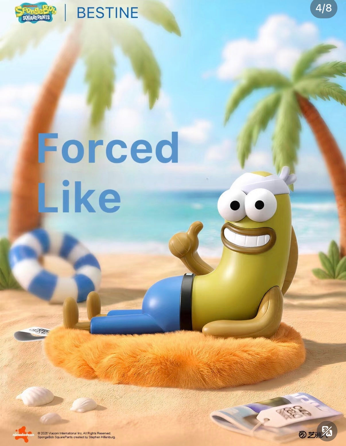 (Pre-Order) Bikini Bottom Residents [Chill All Summer] Series Fragrance Plush Blind Box