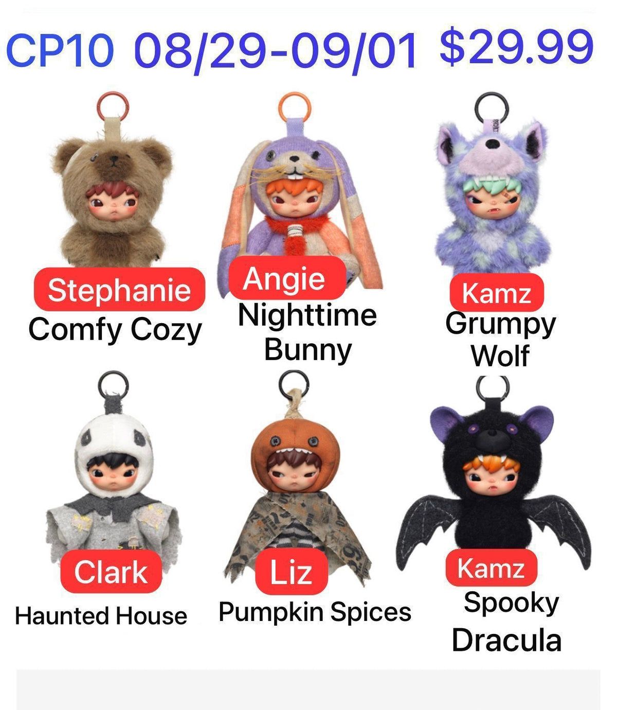 PPMT Hirono After Dark Plush Series blind box