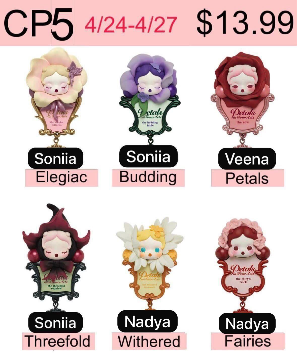 SKULLPANDA Petals in Four Acts Series Fridge Magnet