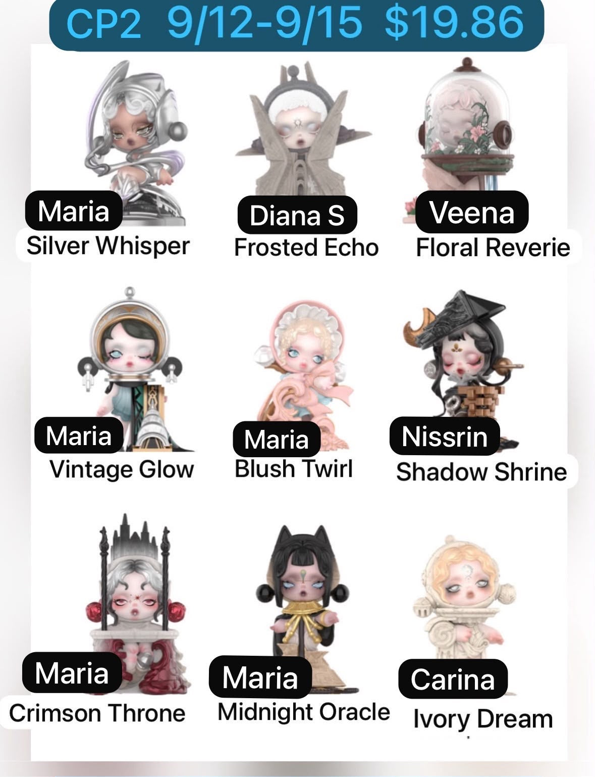 (Pre-Order) PPMT Skullpanda Abodes of Time Series Blind Box