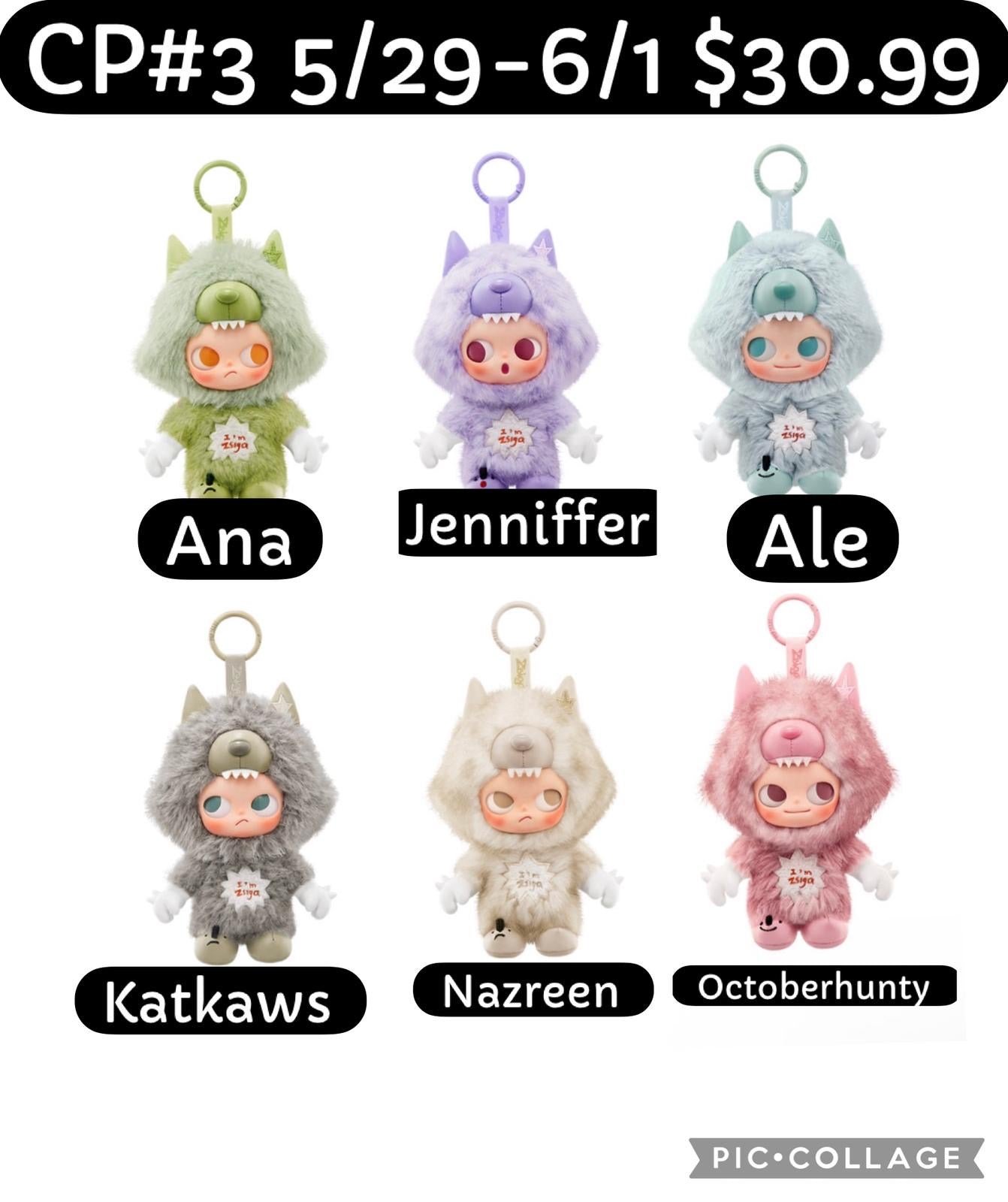 (Pre-Order)ZSIGA I'm Zsiga Series-Vinyl Plush Pendant