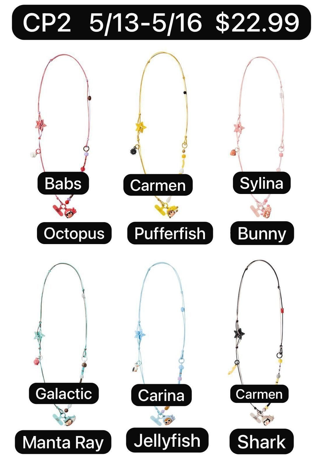 (Pre-Order)POP MART CRYBABY Cry Me an Ocean 3-in-1 Detachable Phone Charm Series