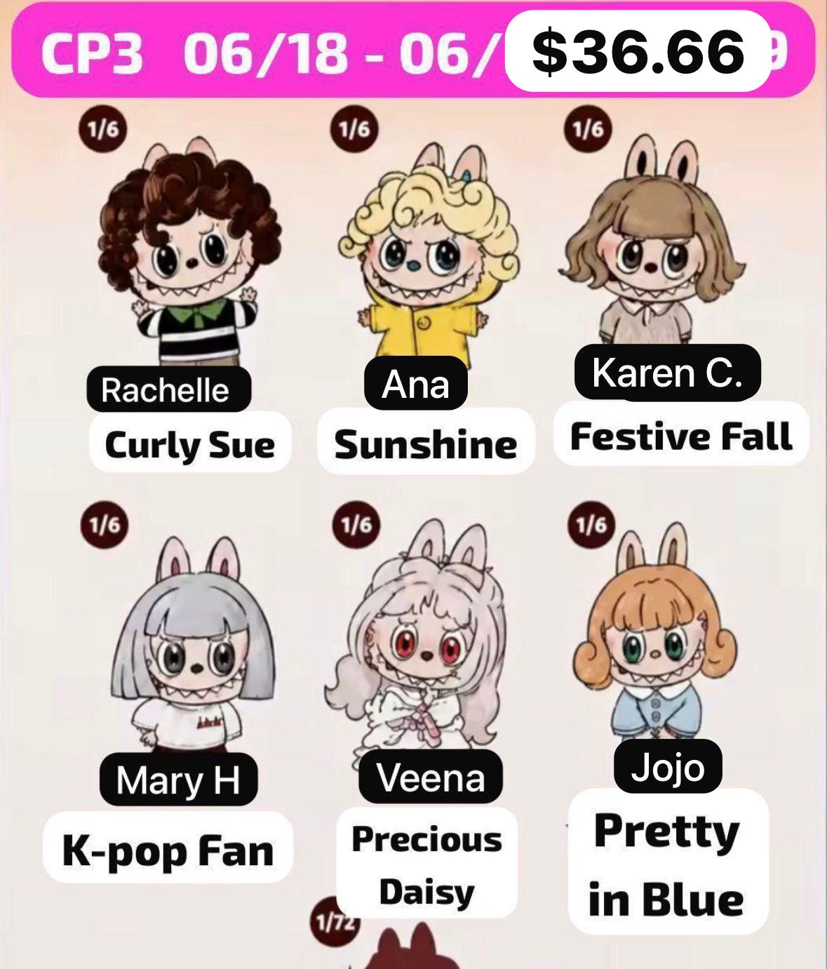 (Pre-Order)The Monsters Hair Salon Series Plush Blind Box