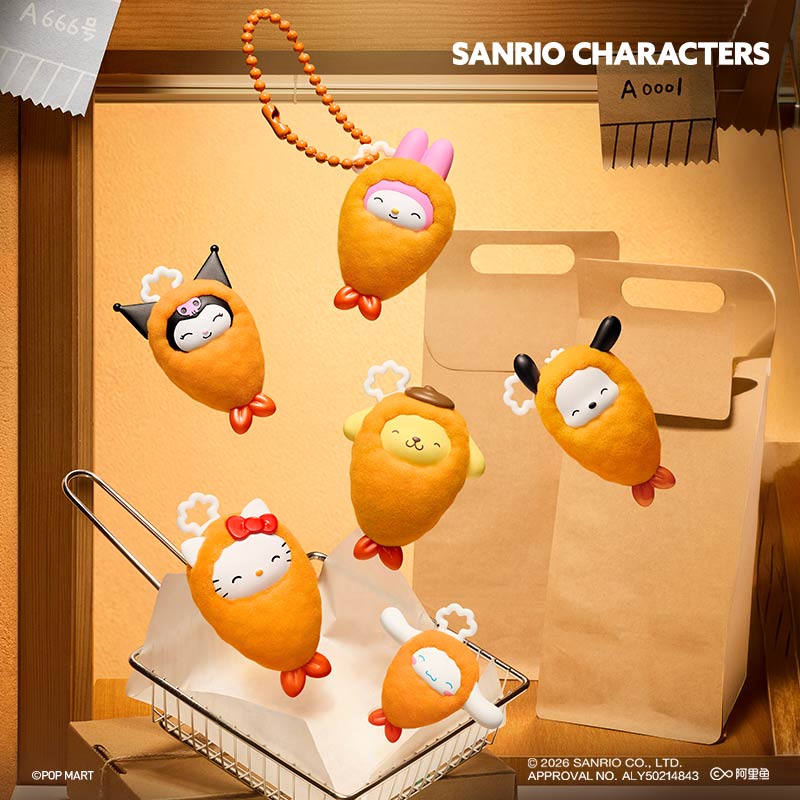 (Pre-order) POP BEAN Hello Kitty and Friends Fried Shrimp Series