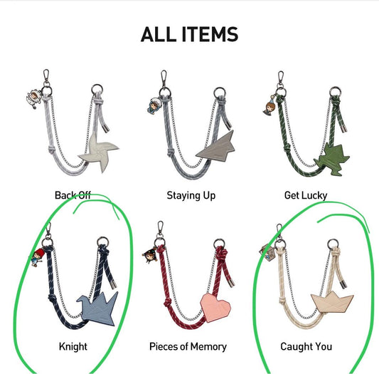 Deim-hirono lanyard series:knight+pieces of memory +caught you