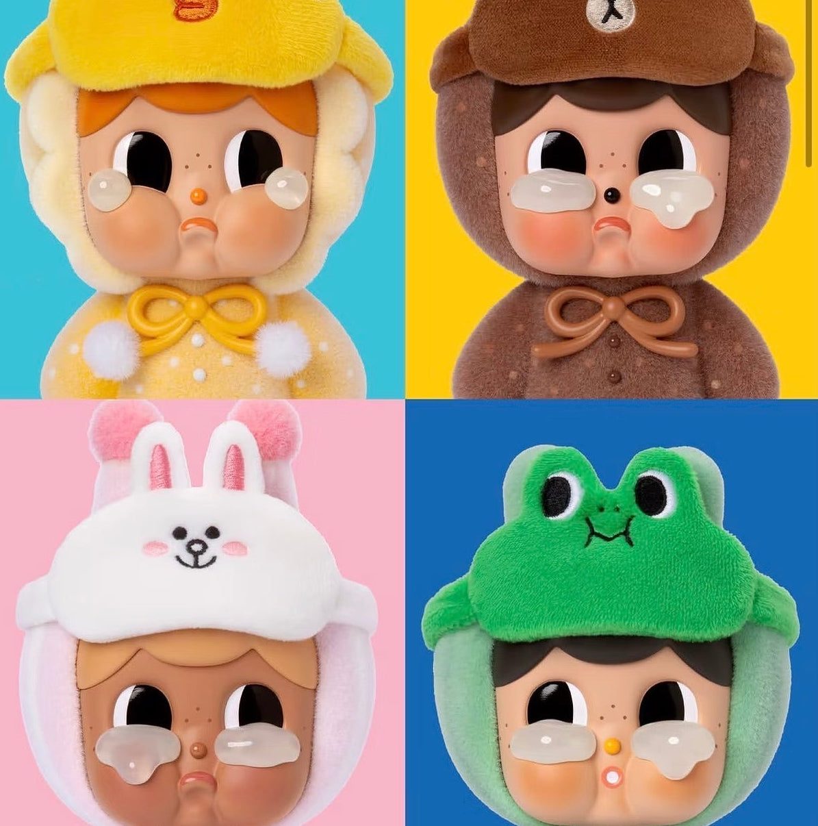 (Pre-Order) Crybaby x LINE FRIENDS Plush Keychain