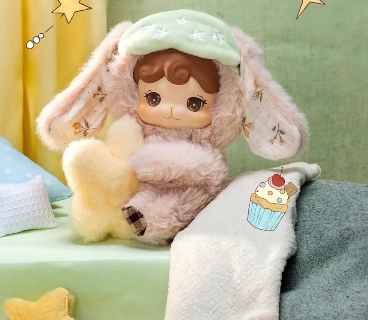 (Pre Order) Rolife Cream Cookii Niki Friends Cute BedTime Friend plush