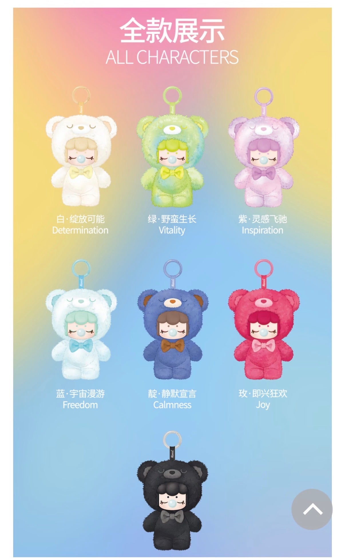 Nanci Bear Inner World plush Pendant Blind Box