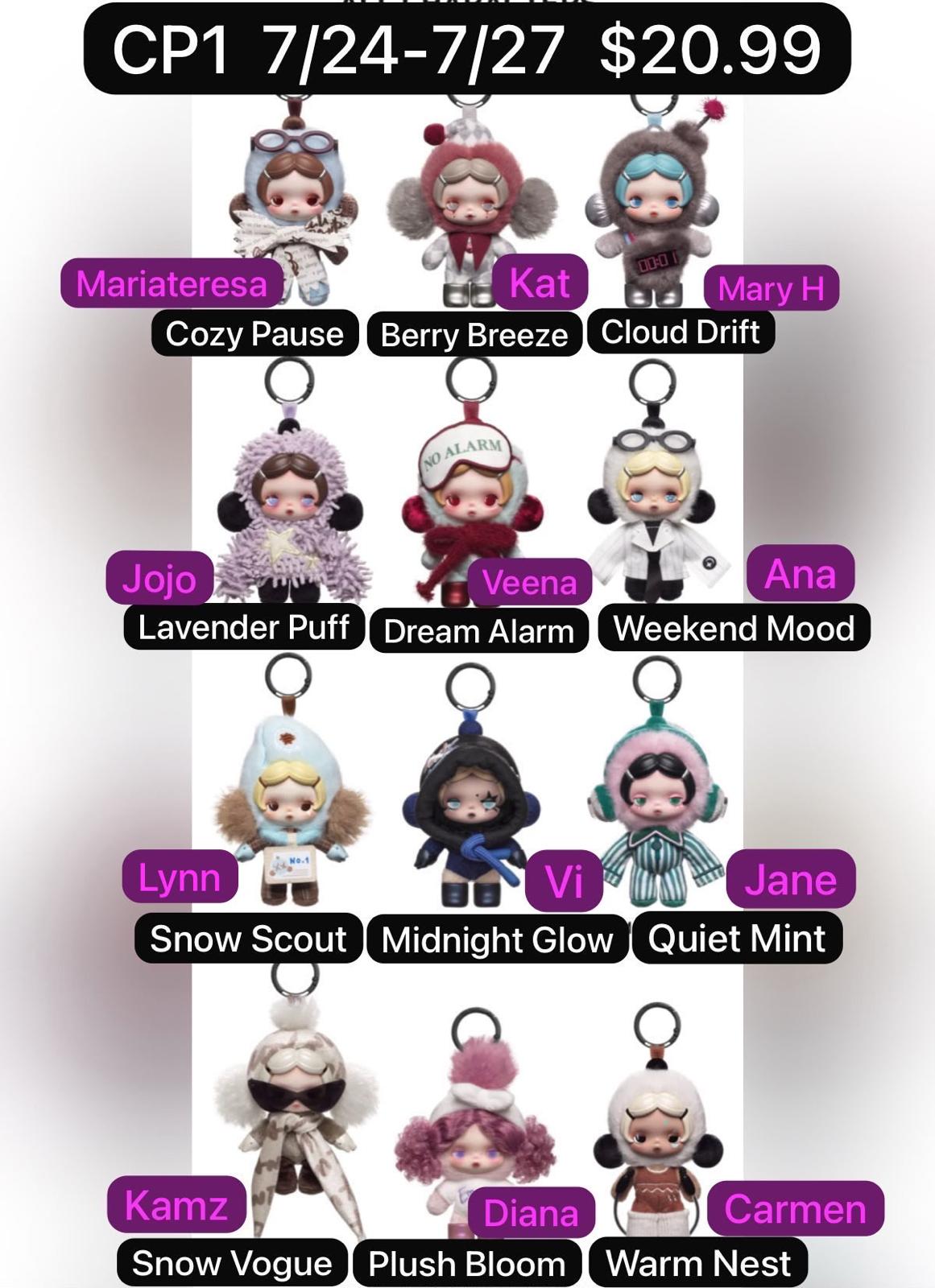 θ Skullpanda Off Mode Series Plush Pendant