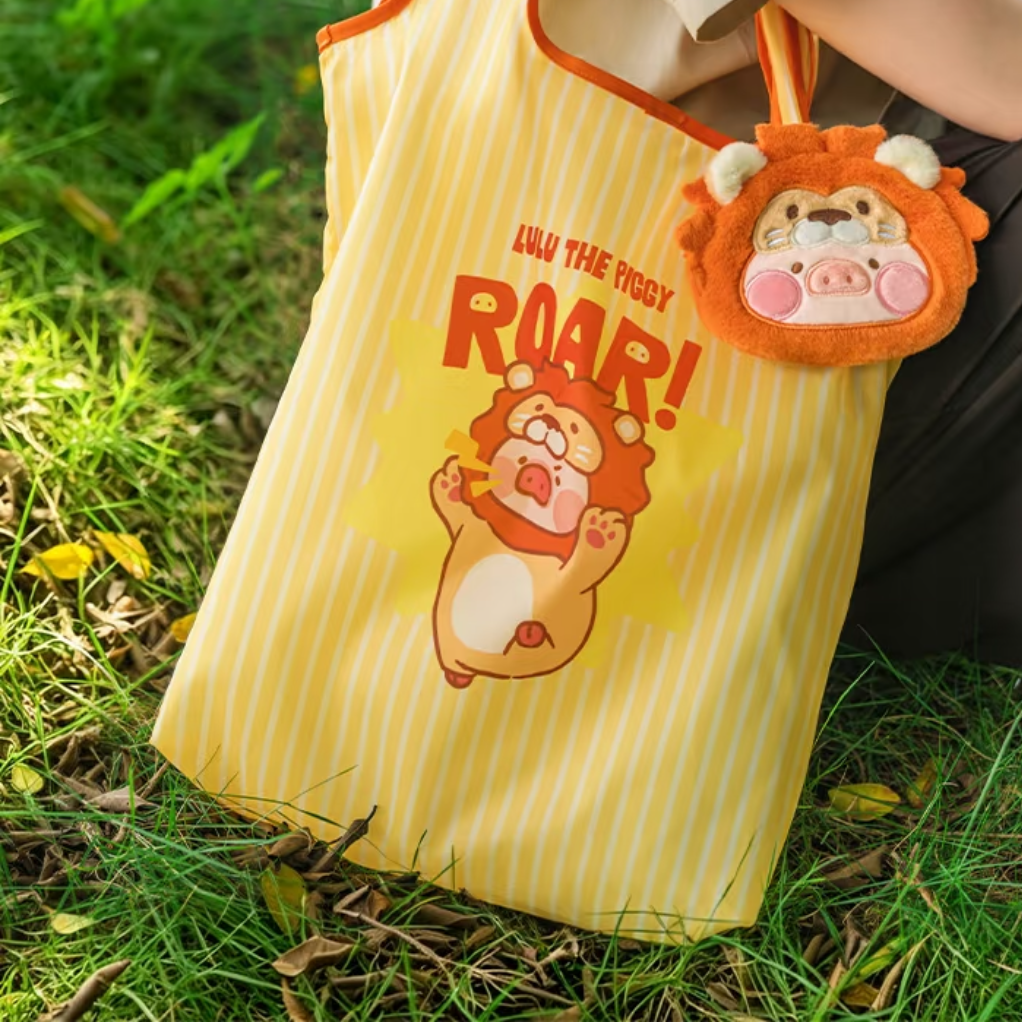 (Pre-order) Canned Pig LuLu Animal Party Series 2 - Cute plush keychain, eco-friendly bag & plush doll