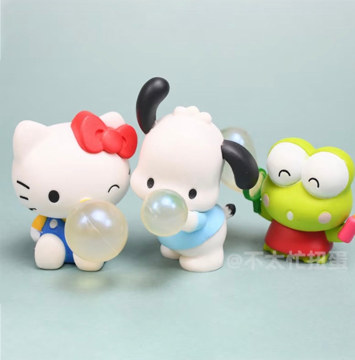 (Pre-Order) Sanrio Character Bubble Gashapon TOMY My Melody Pudding Dog Hello Kitty Figurage In Stock