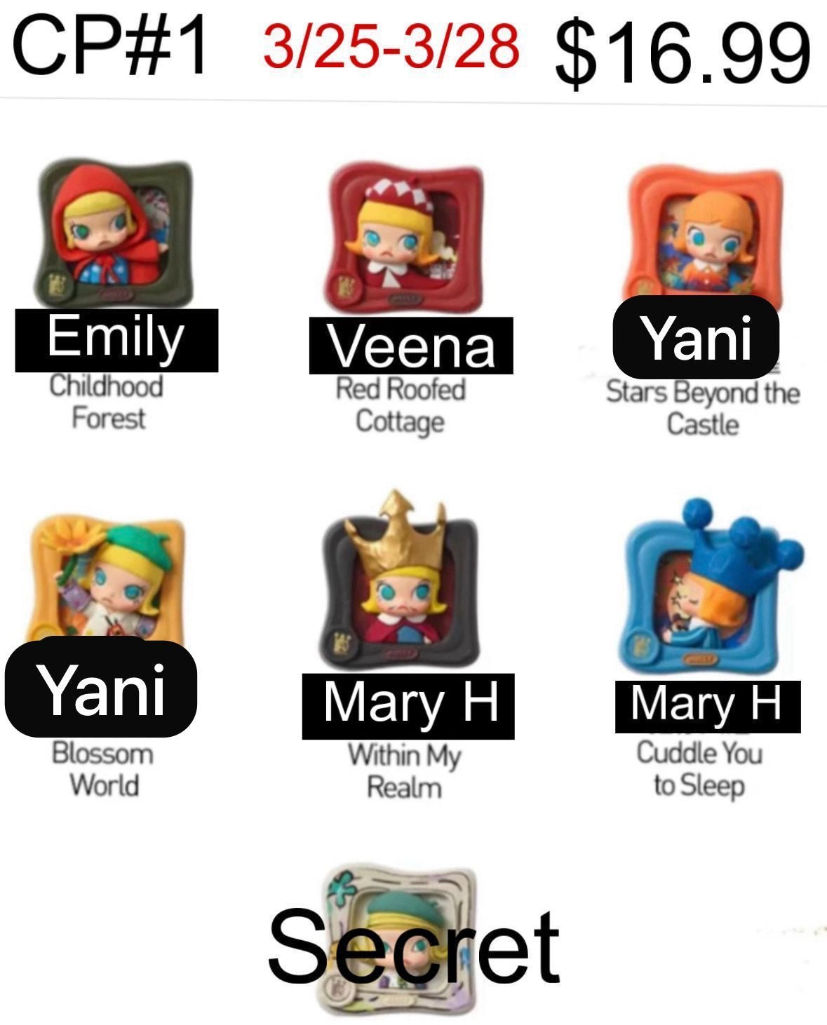 MOLLY "Scenery Along the Way" Series - Fridge Magnet Blind Box