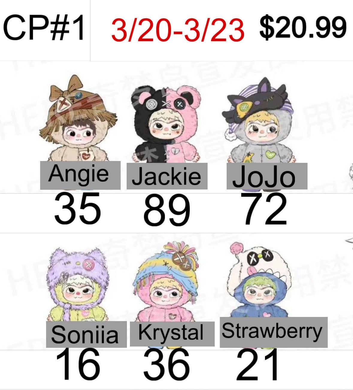 Wakuku Handmade World Plush Pendant Series Blind Box