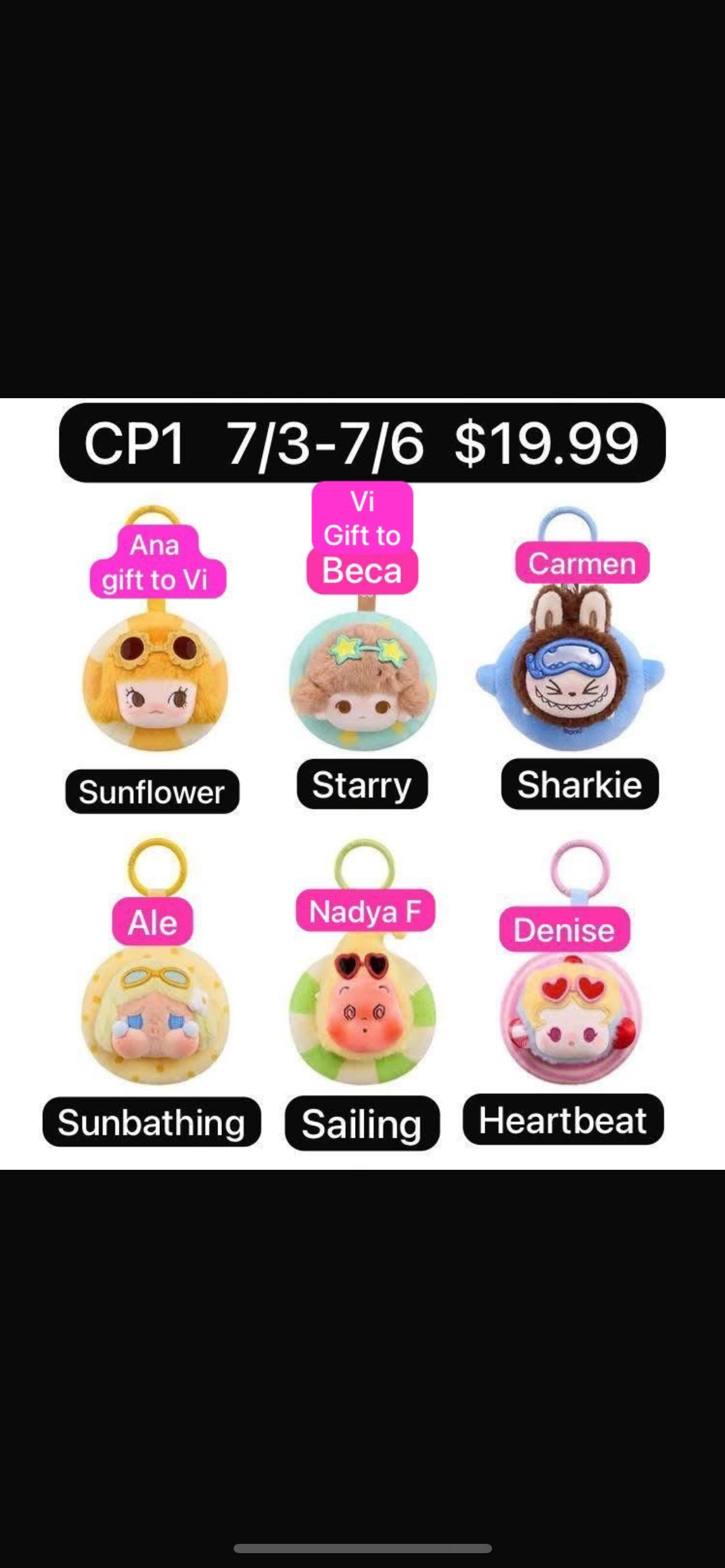 (Pre-Order)Island Vacation Plush Series Blind Box