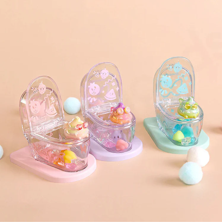 Emmmkun Toilet Seat Phone Stand Shiny Series 3 Blind Box