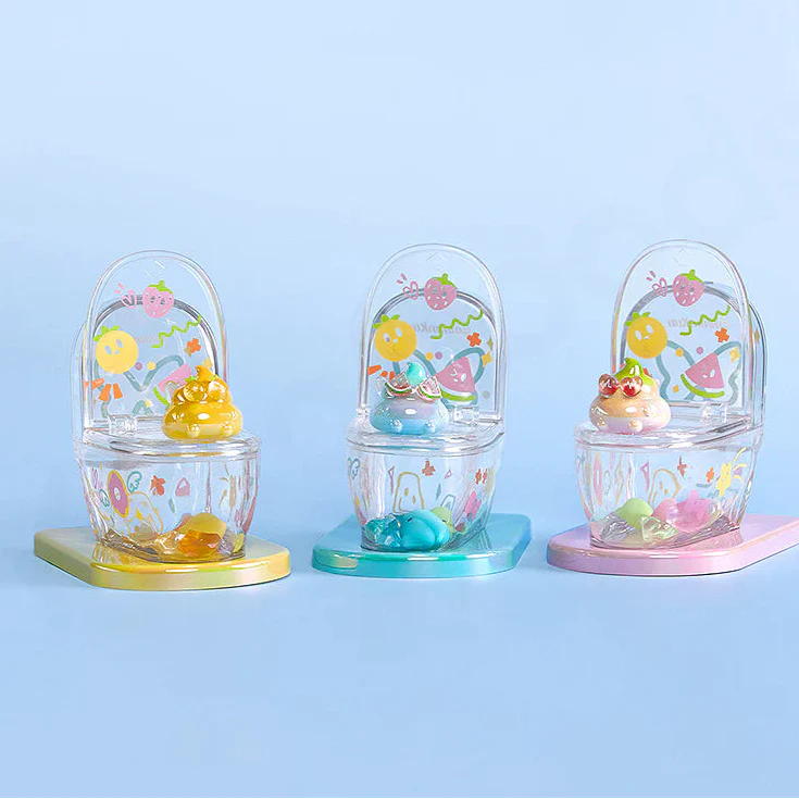 Emmmkun Toilet Seat Phone Stand Shiny Series 3 Blind Box