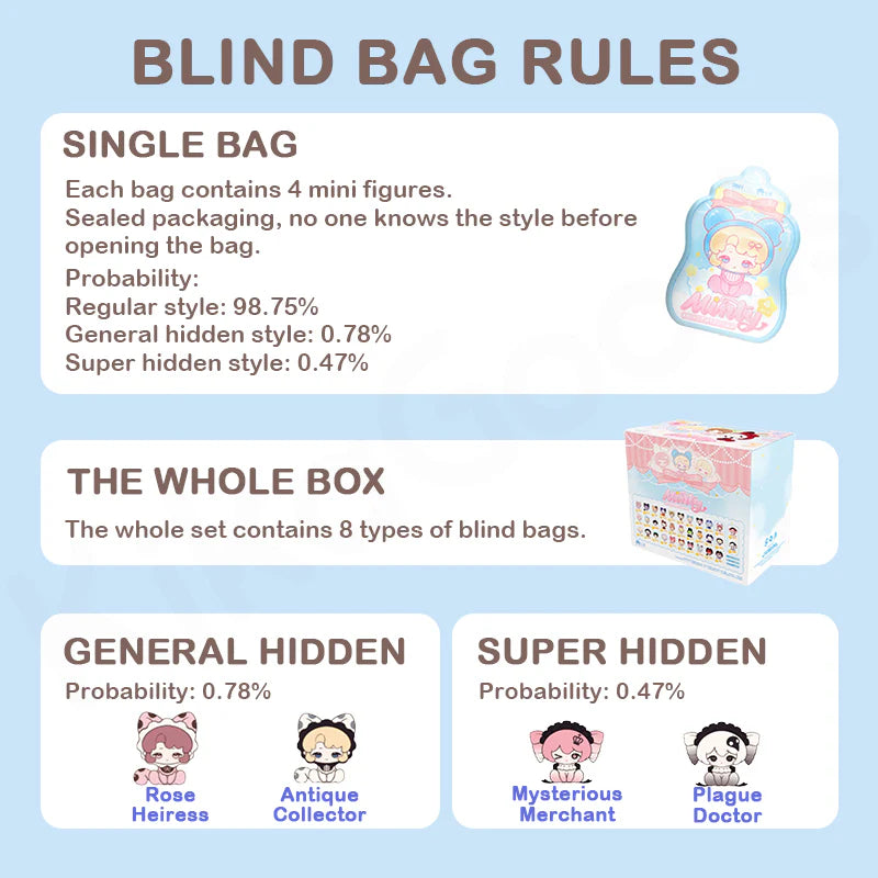 Minty Adventures Mini Cute Beans Series Blind Bag