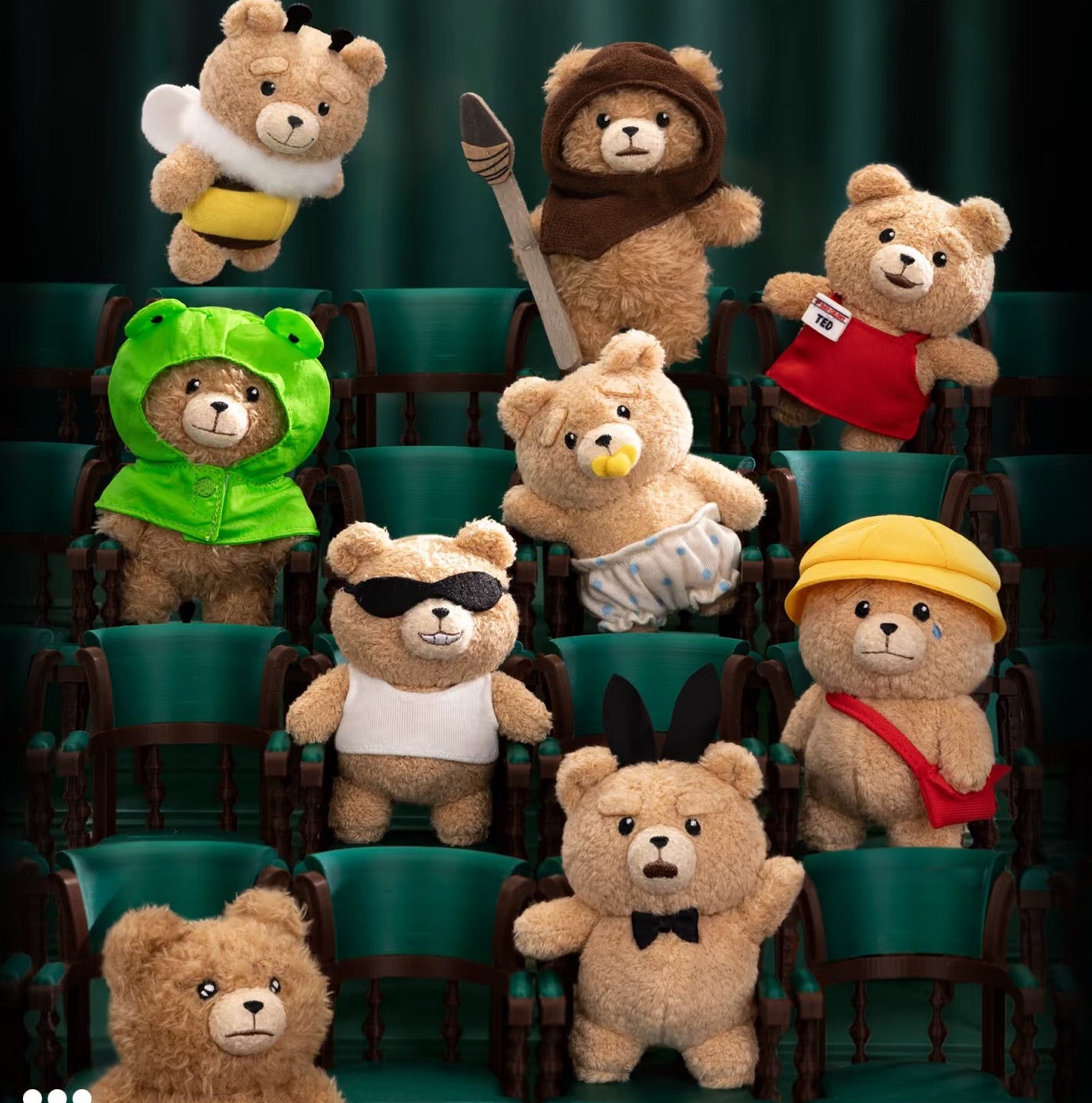 (Pre-Order) • Gongming GONG | "Ted2" Baby Ted Series Poseable Plush Charm Funny Vibes