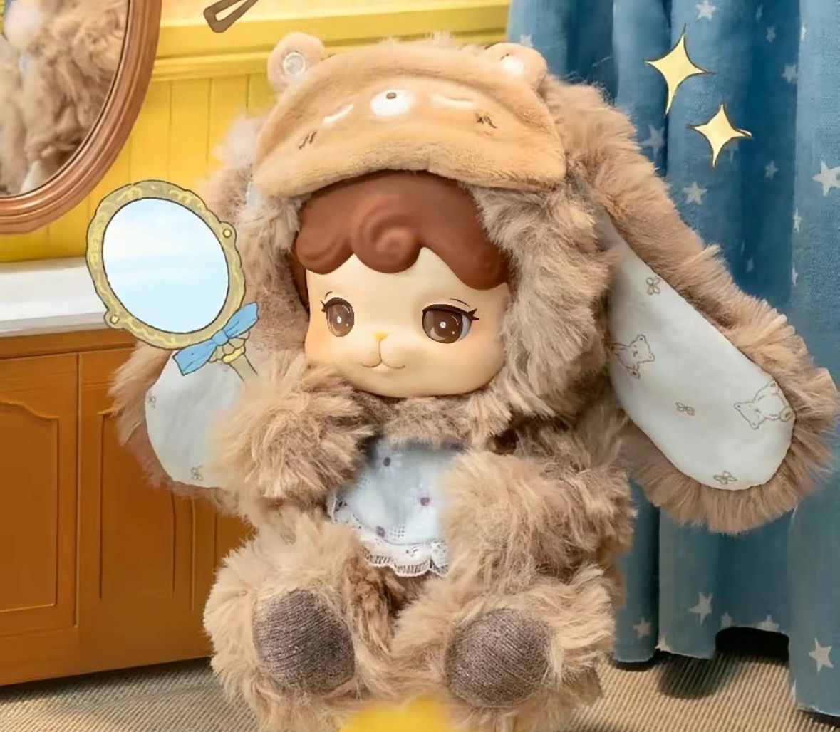 (Pre Order) Rolife Cream Cookii Niki Friends Cute BedTime Friend plush