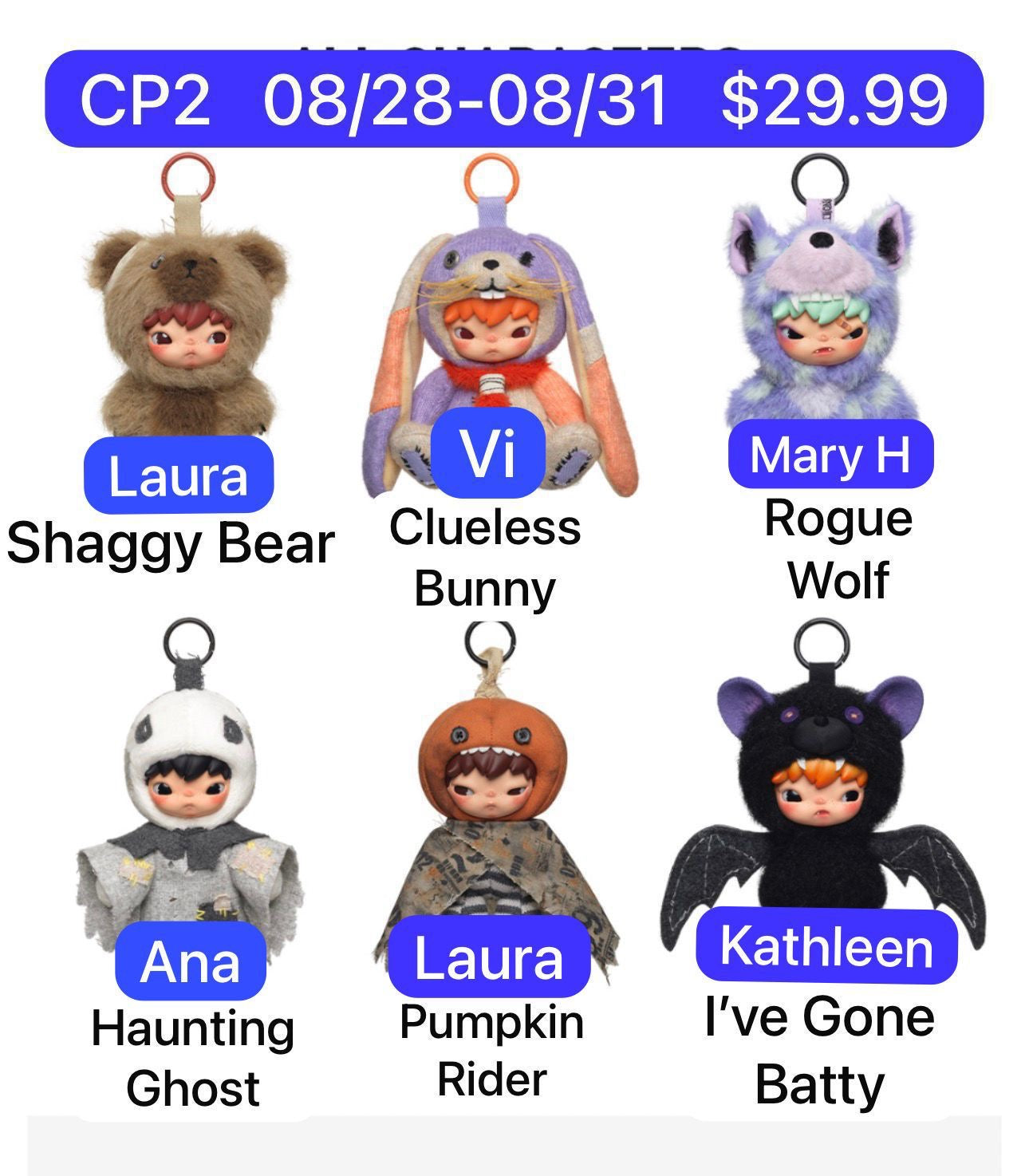 (Pre-Order) PPMT Hirono After Dark Plush Series blind box