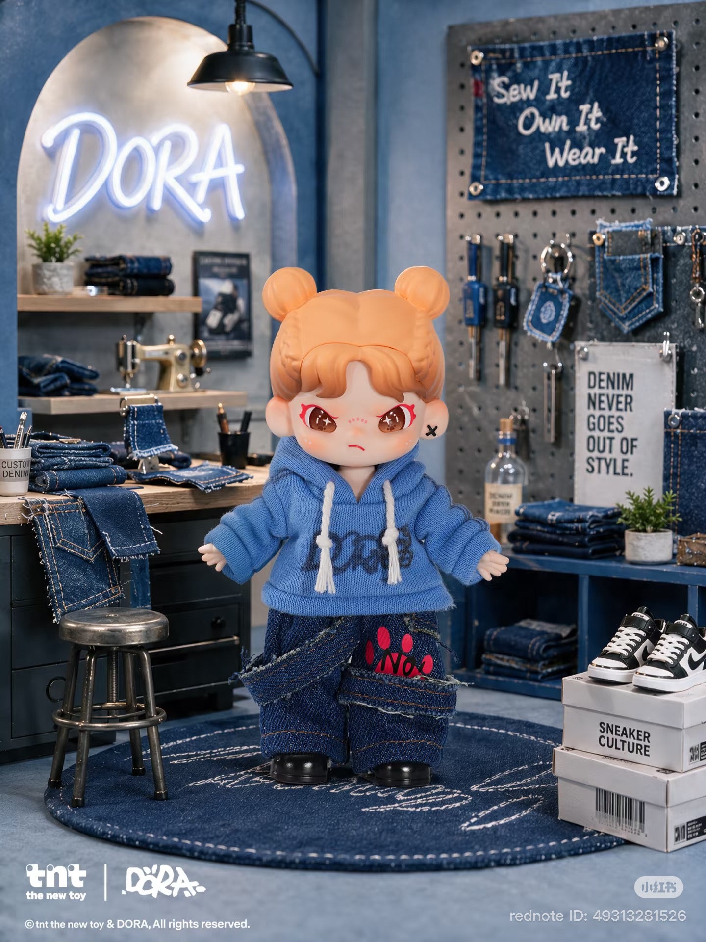 (Pre-Order) DORA Paw Print Block Series BJD