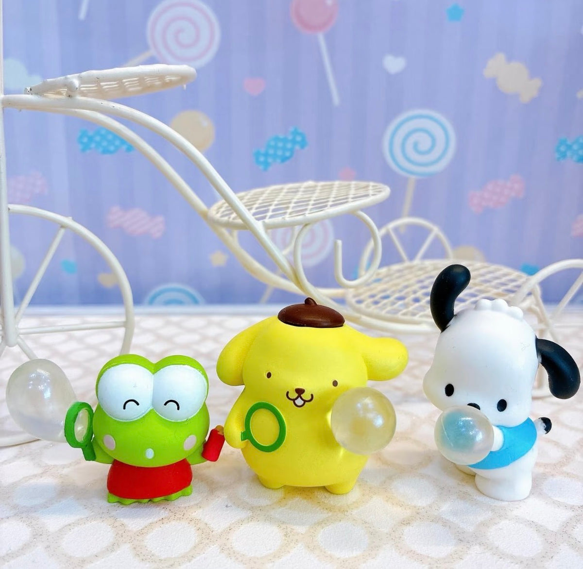 (Pre-Order) Sanrio Character Bubble Gashapon TOMY My Melody Pudding Dog Hello Kitty Figurage In Stock