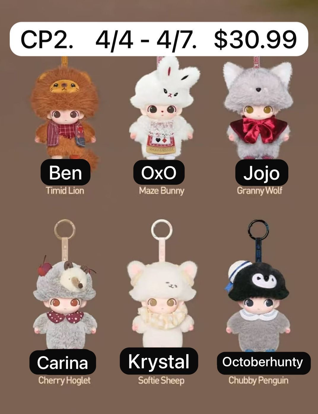 Dimoo The Secret Theater Club Series Blind Box