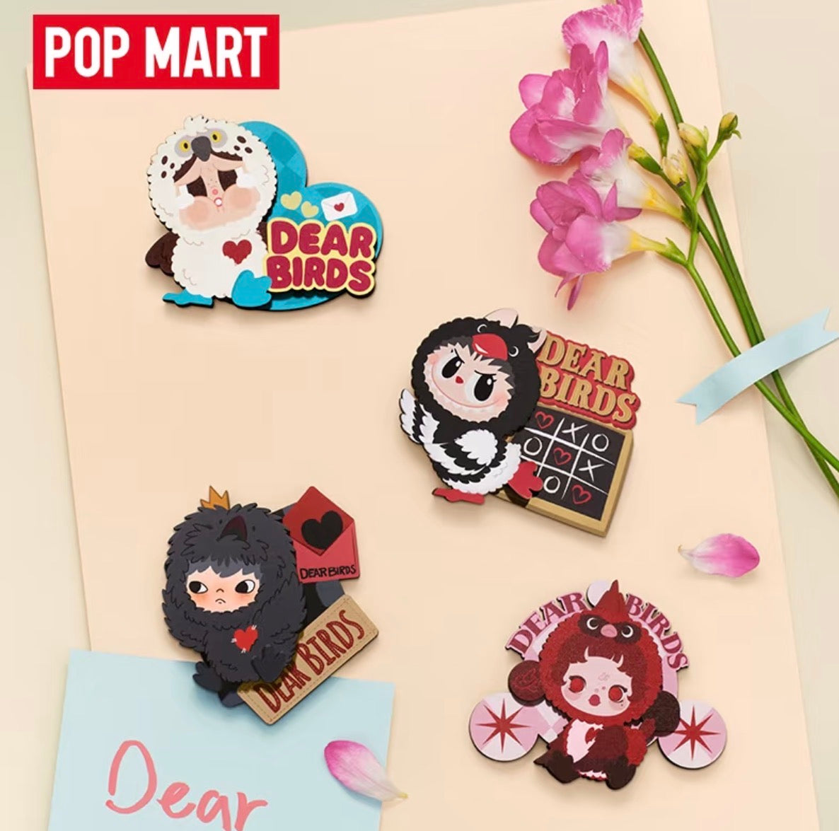 Dear BirdS Fridge Magnet
