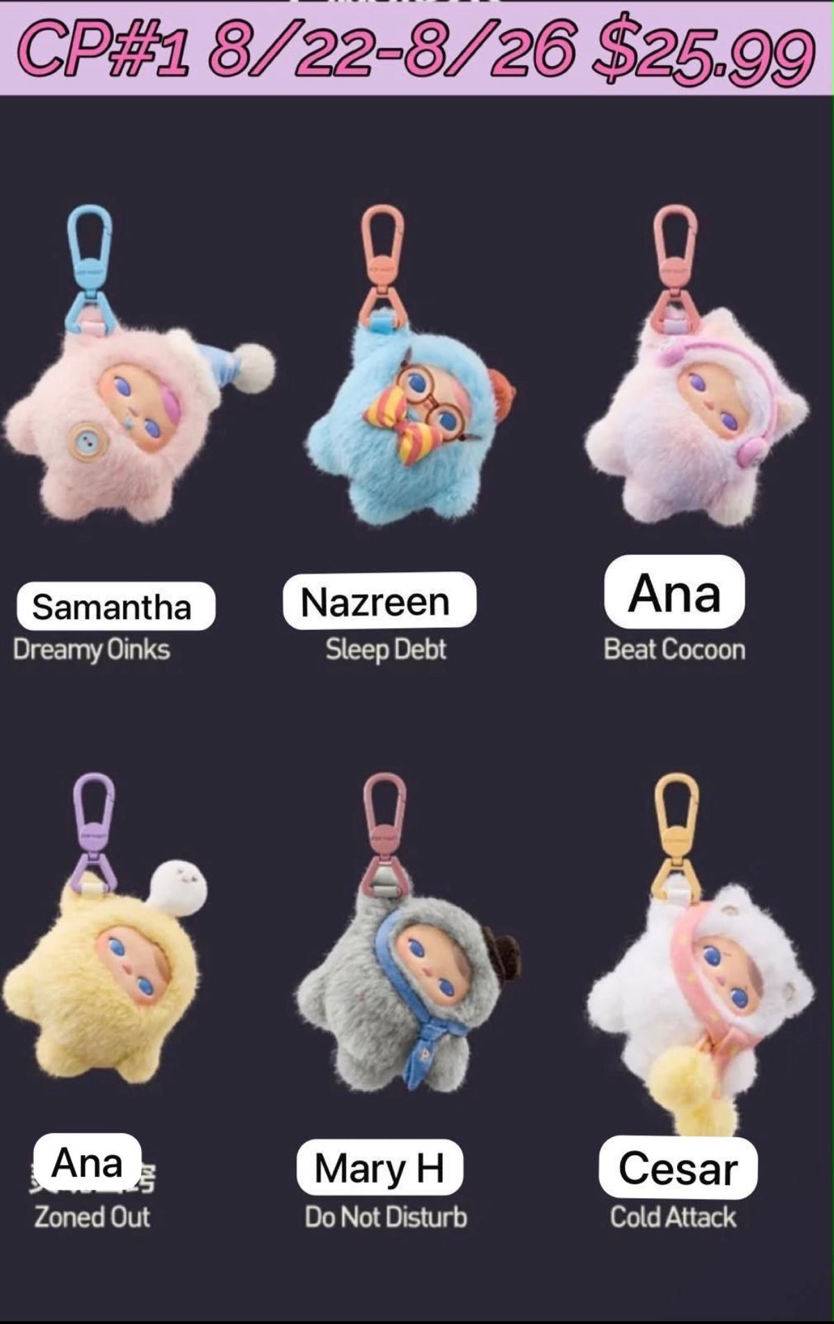 (Pre-order) PPMT Pucky Close For Today Plush Series