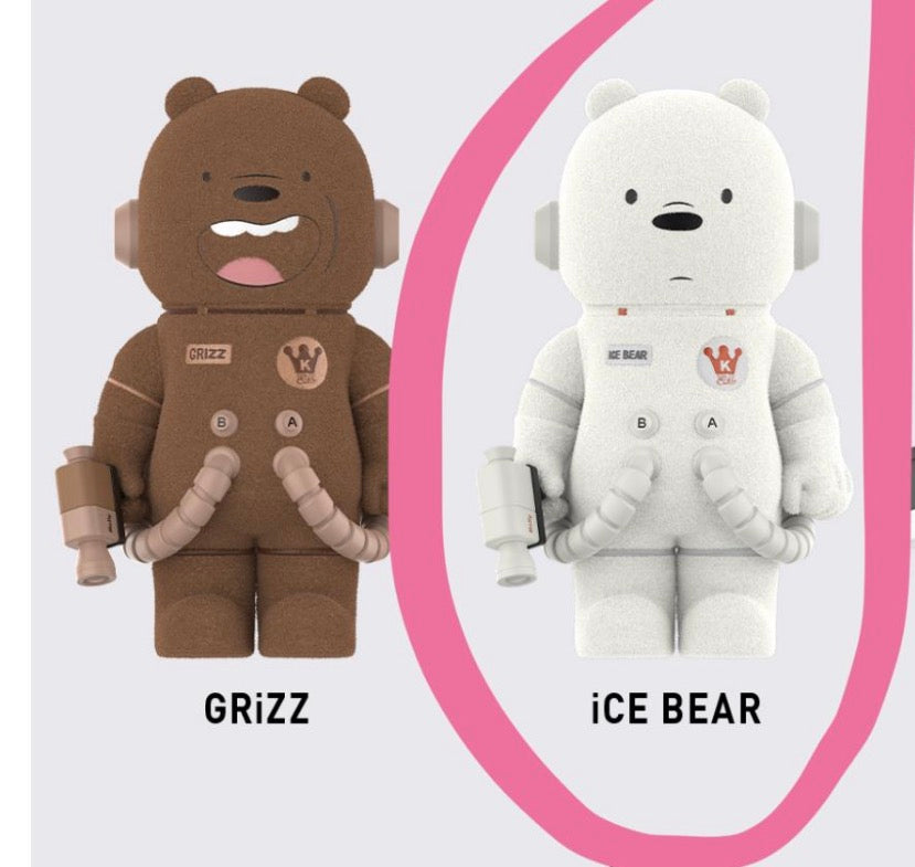 Lin-Space Molly We Care Bears Grizz and Ice Bear open Box 400%