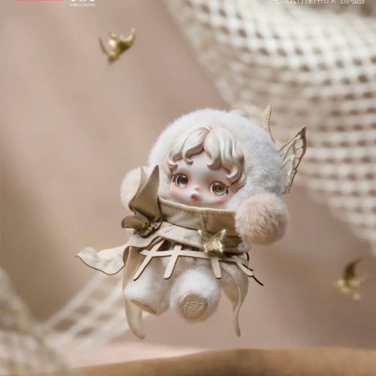 Skullpanda Cage-Uncage Plush Doll Hanging Card