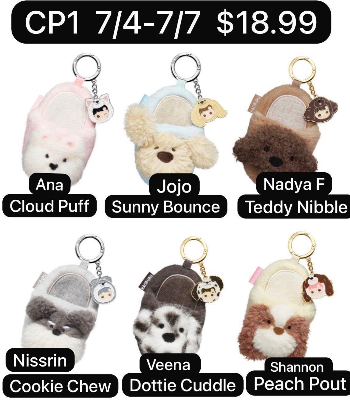 (Pre-Order) HACIPUPU Take Me Home Series Pendant Blind Box