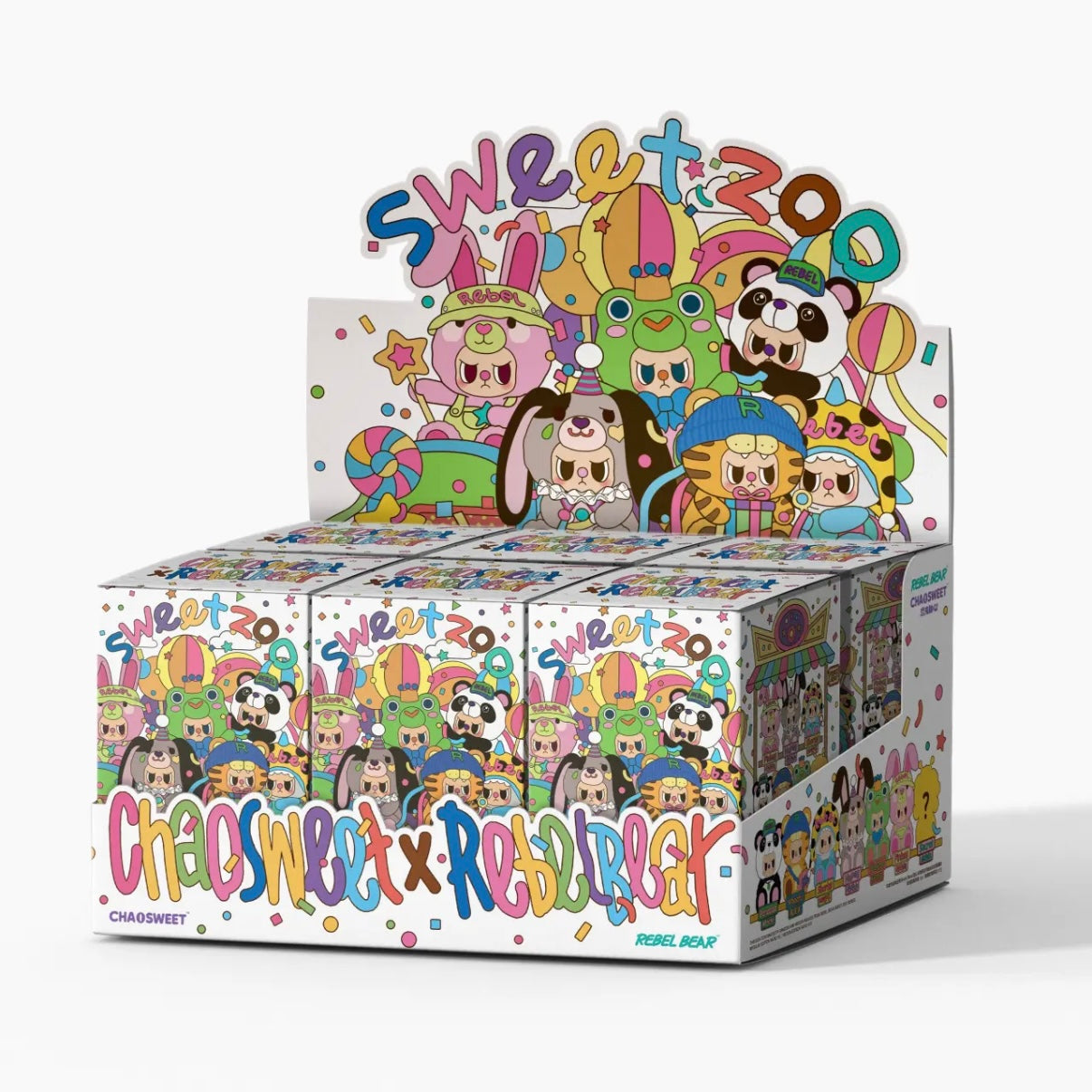 (Pre-Order 3 days)Rebel Bear Sweet Zoo Plush Blind Box