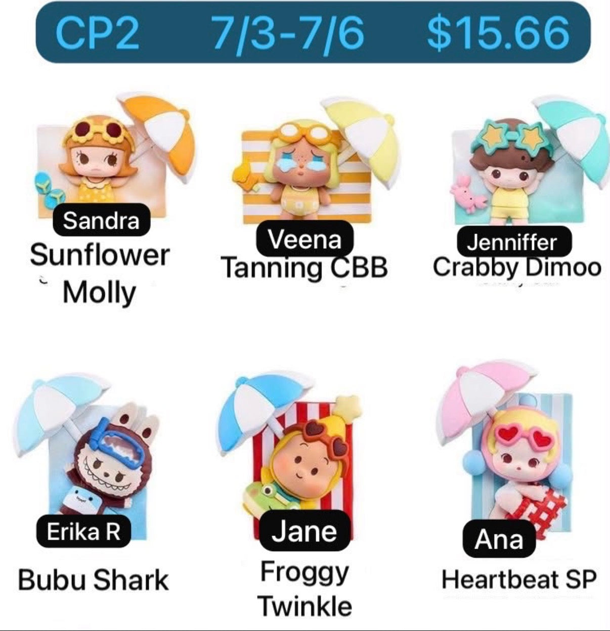(Pre-Order) Island Vacation Refrigerator Magnet Series Blind Box